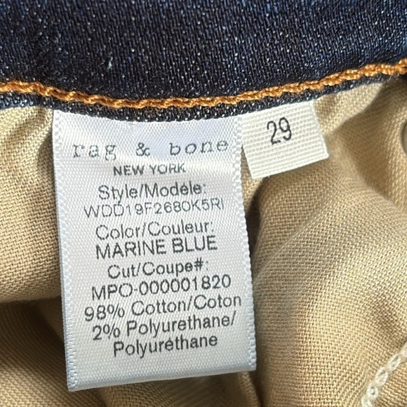 Rag & Bone Nina High Rise Bootcut Jeans 29 - Picture 13 of 13